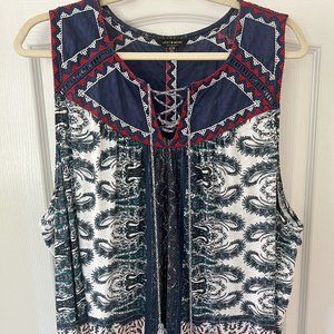 Lucky Brand 3X Boho Top